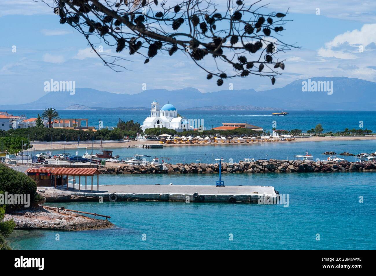 Griechische Insel Im Saronischen Golf Stockfotos und -bilder Kaufen - Alamy