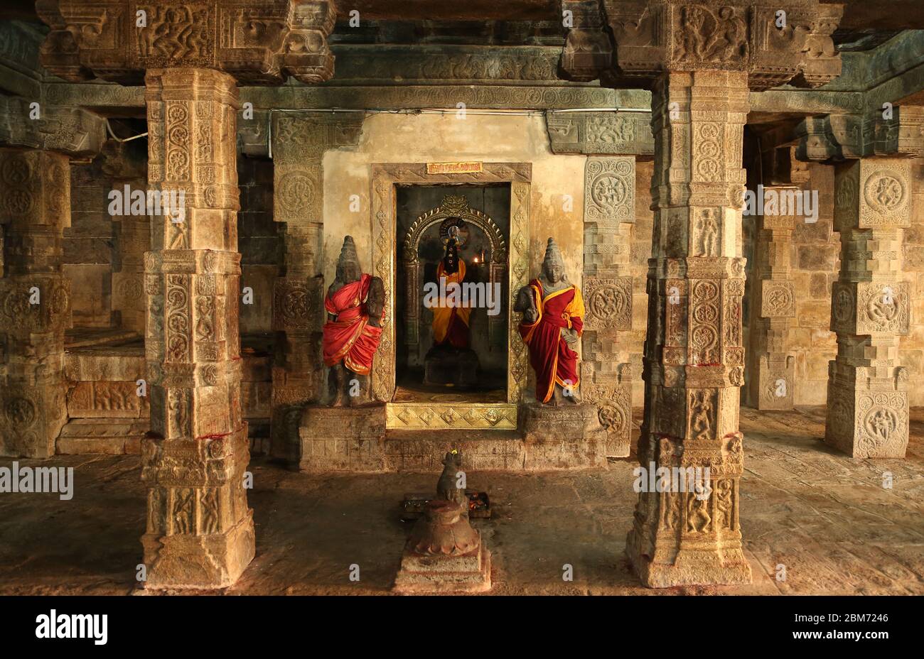 Airavatesvara Tempel in Darasuram. Indien Stockfoto