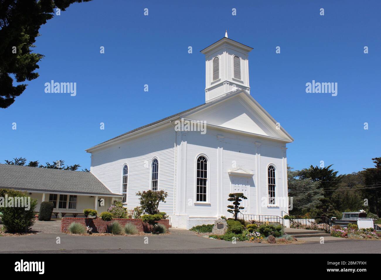 Tomales Presbyterian Church, Tomales, Kalifornien Stockfoto