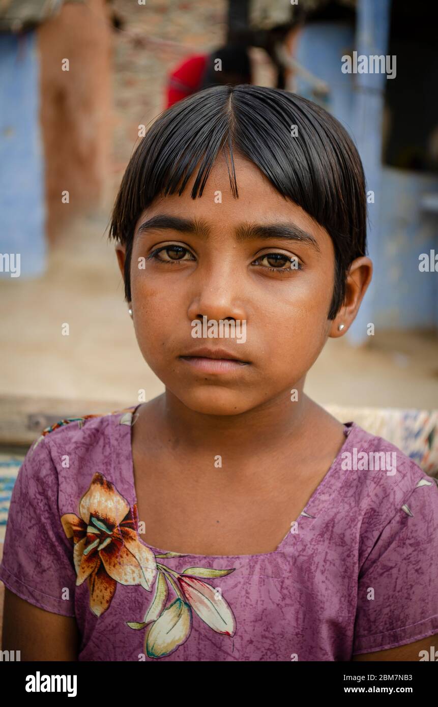 Bishnoi Dorf Stadtrand von Jodhpur Stockfoto