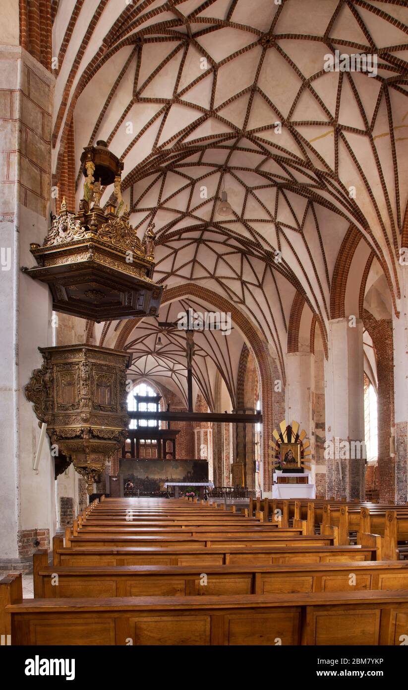 Kirche St. Katharina in Danzig. Polen Stockfoto