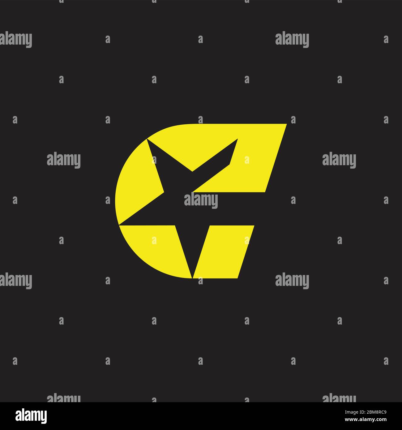 Buchstabe e Stern geometrische bunte einfache Symbol Logo Vektor Stock Vektor