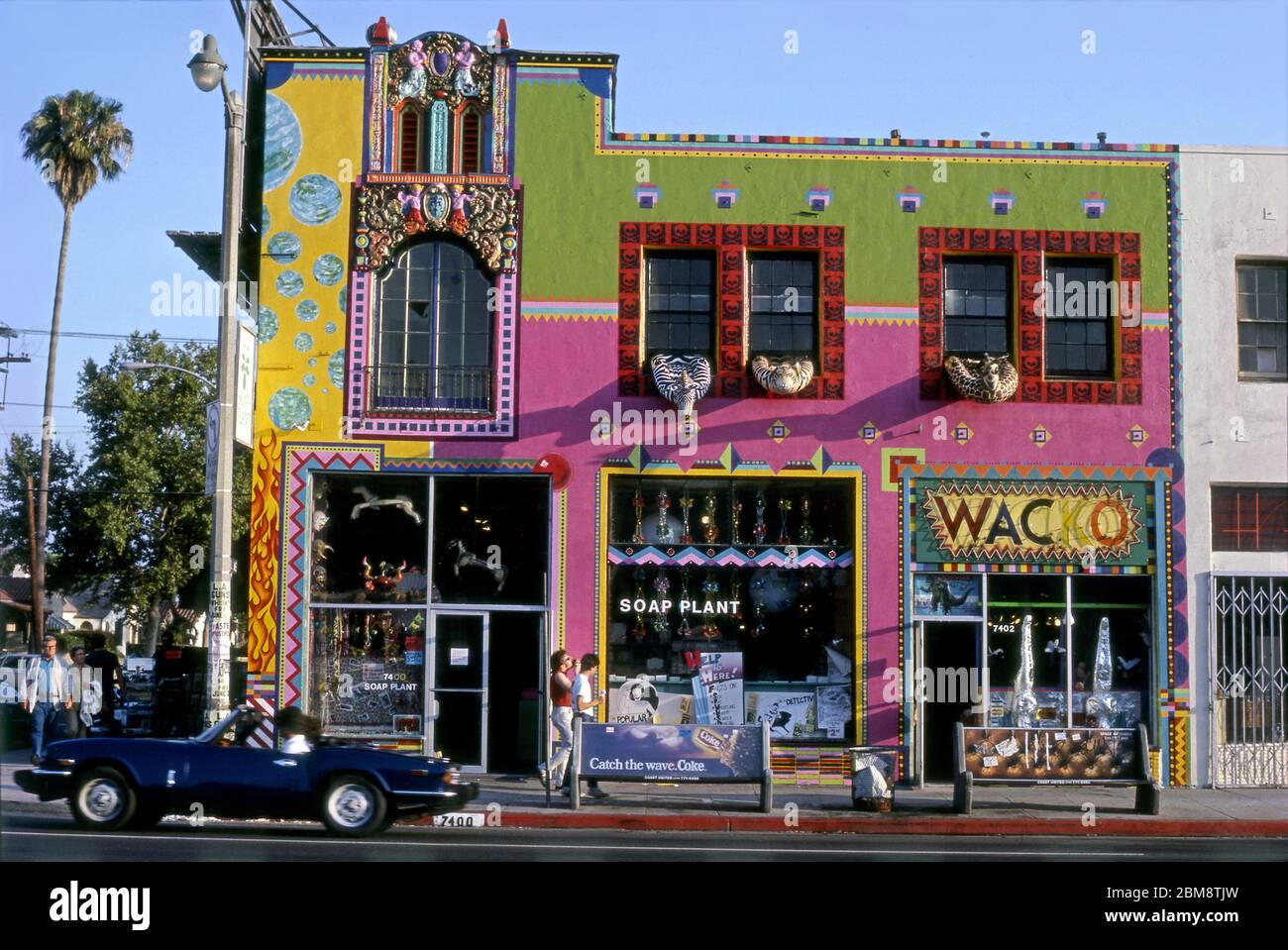 Seifenfabrik/ Wacko auf der Melrose Ave. In West Hollywood um die 1980er Jahre Stockfoto