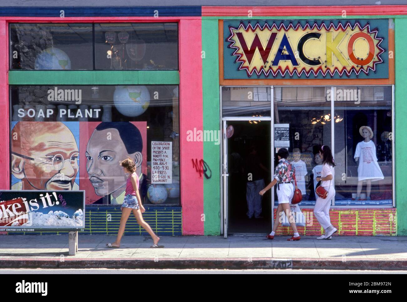 Seifenfabrik/ Wacko auf der Melrose Ave. In West Hollywood um die 1980er Jahre Stockfoto