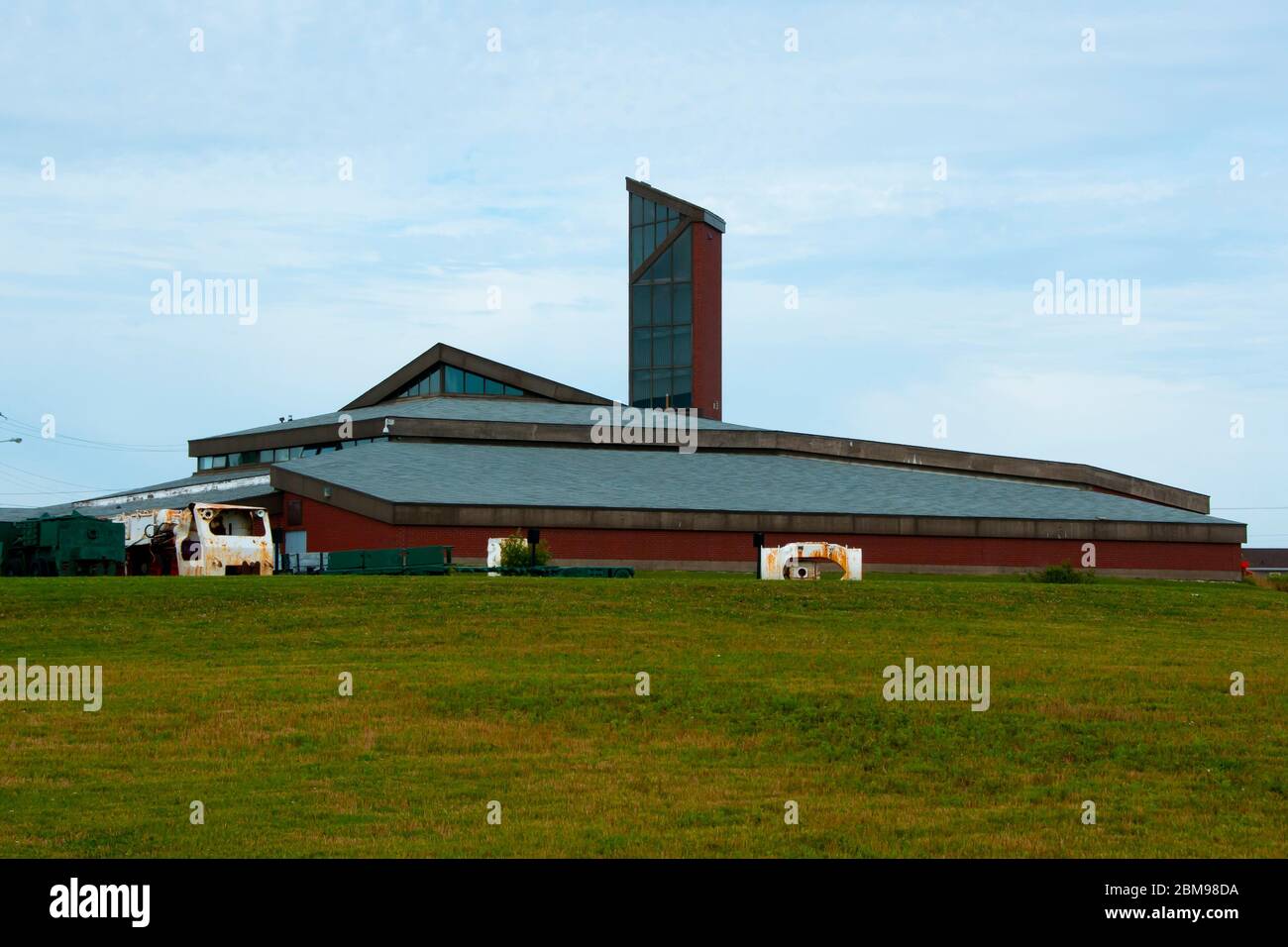 Glace Bay, Kanada - 8. August 2016: Cape Breton Miners Museum Stockfoto