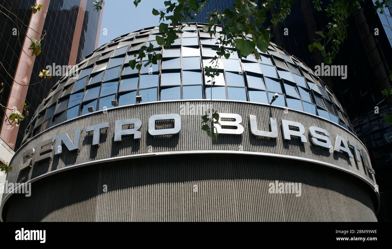 Börse Mexiko, Mexiko-Stadt, Mexiko Stockfoto