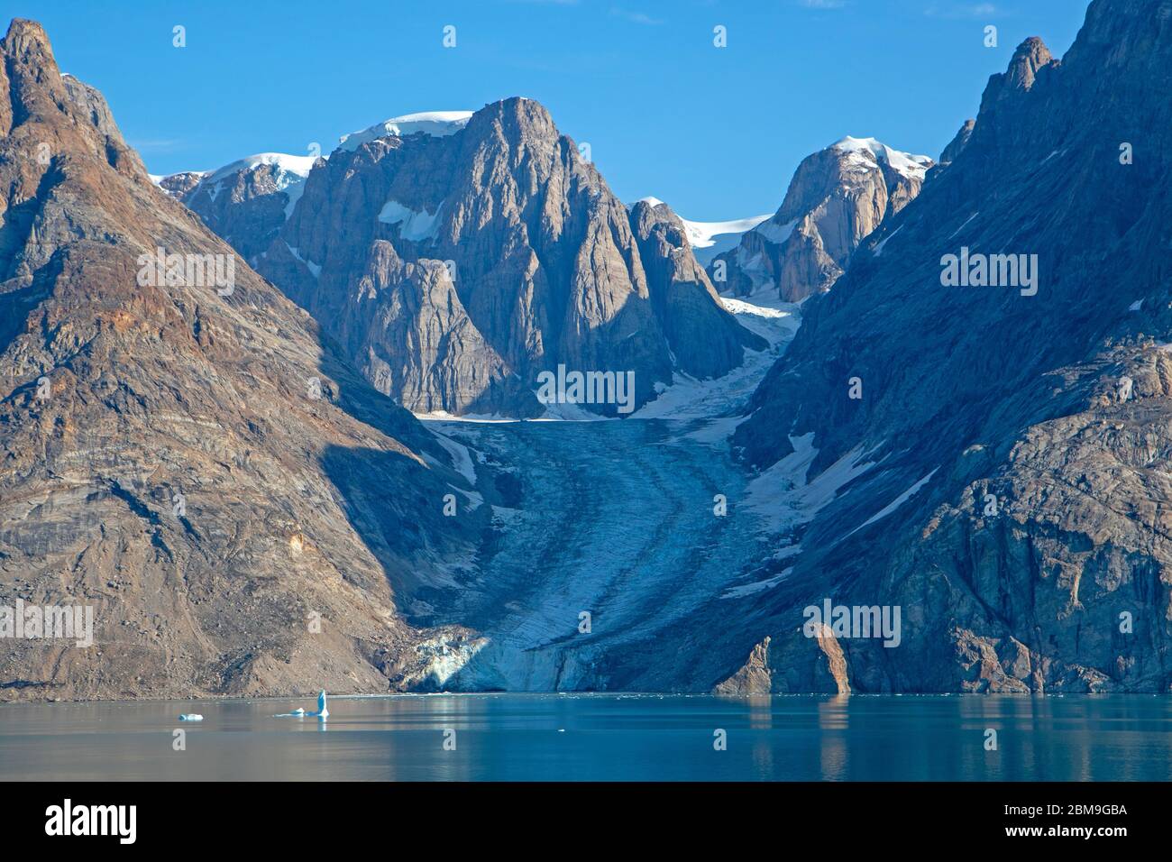 In der östlichen Grönland Øfiord Stockfoto