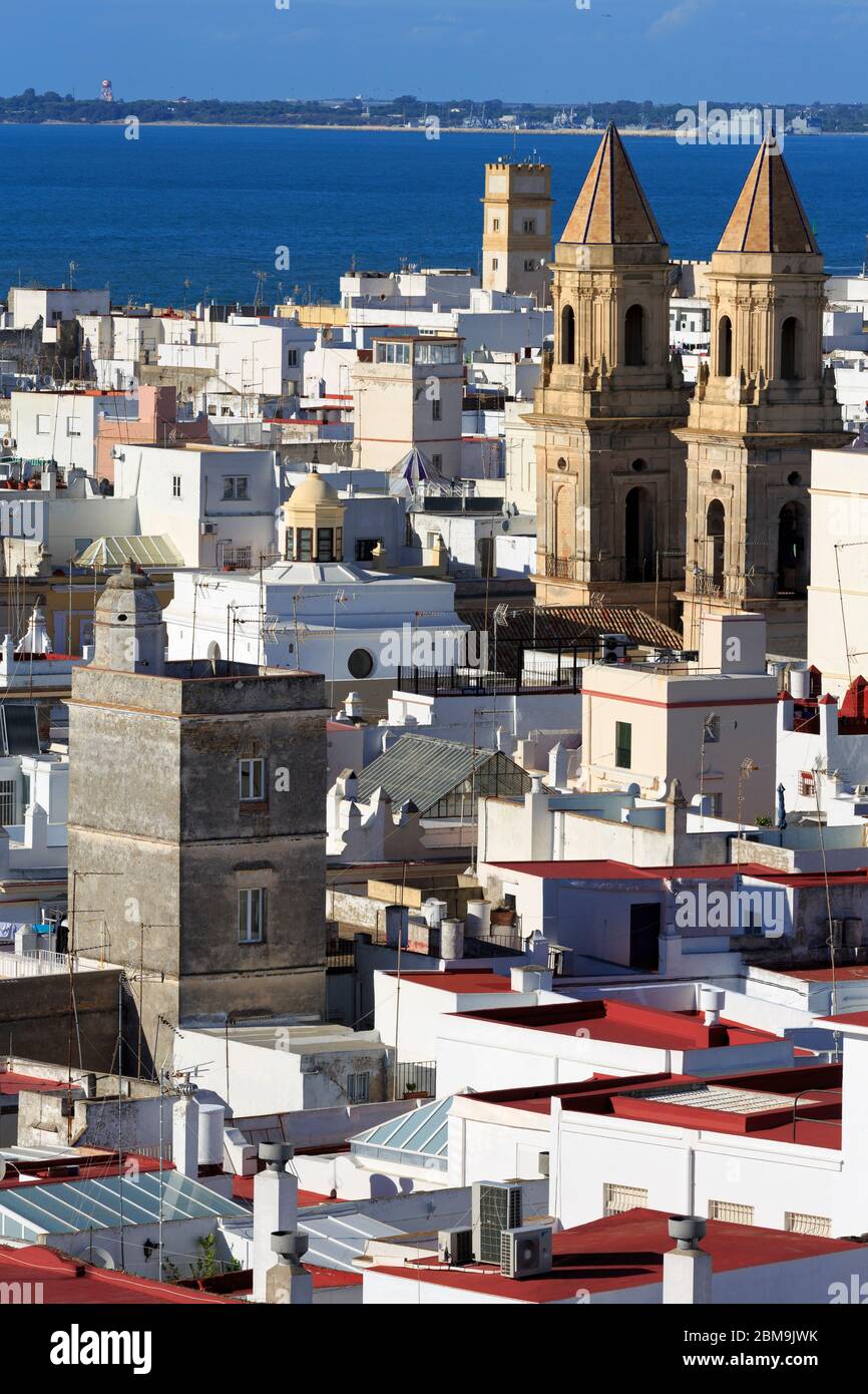 Altstadt, Cádiz, Andalusien, Spanien, Europa Stockfoto