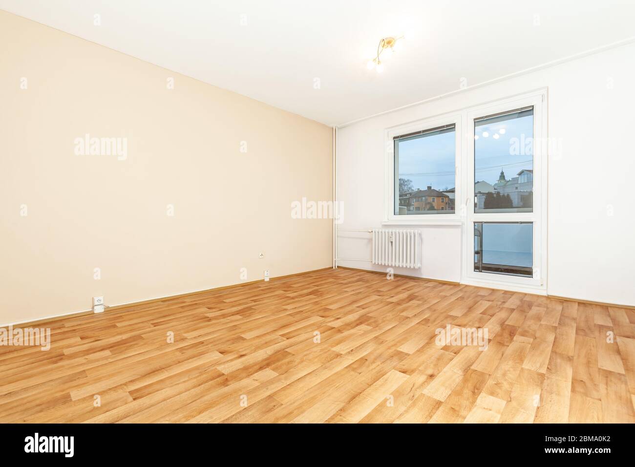 Innenaufnahmen in einer modernen Wohnung. Stockfoto