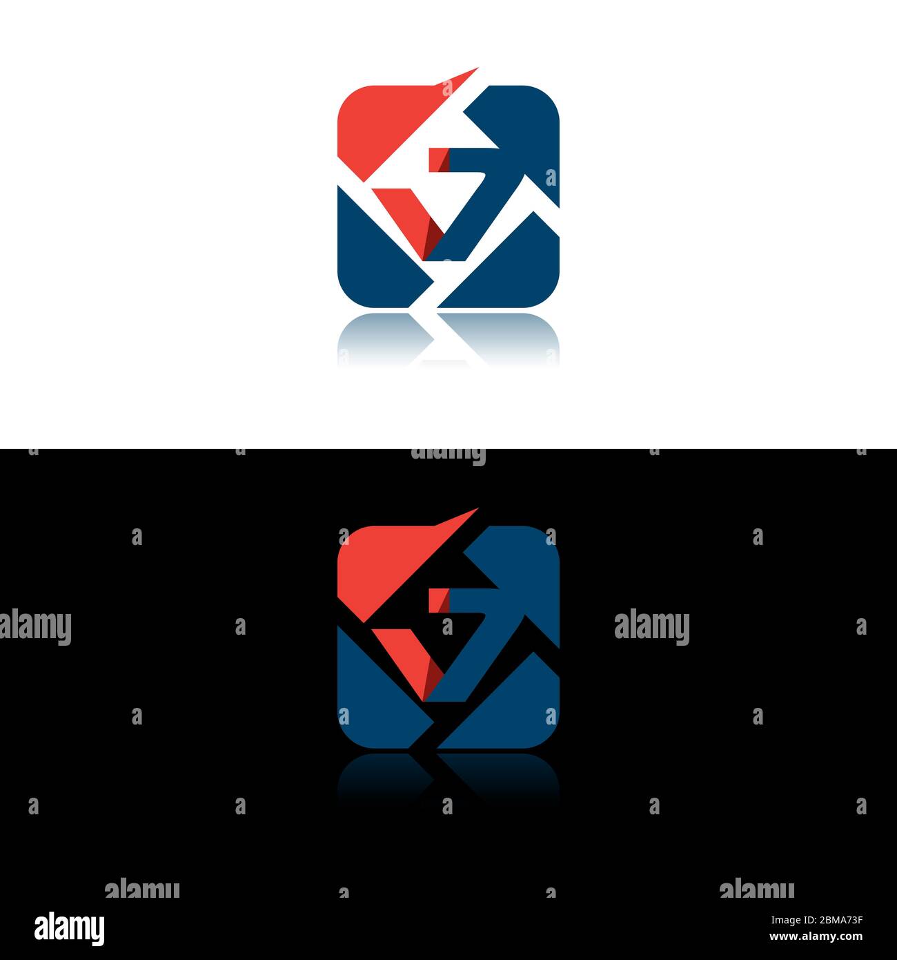 Vektor abstrakt verdrehten Buchstaben V Logo Design Vorlage. Flaches Origami, Linie Stil Stock Vektor