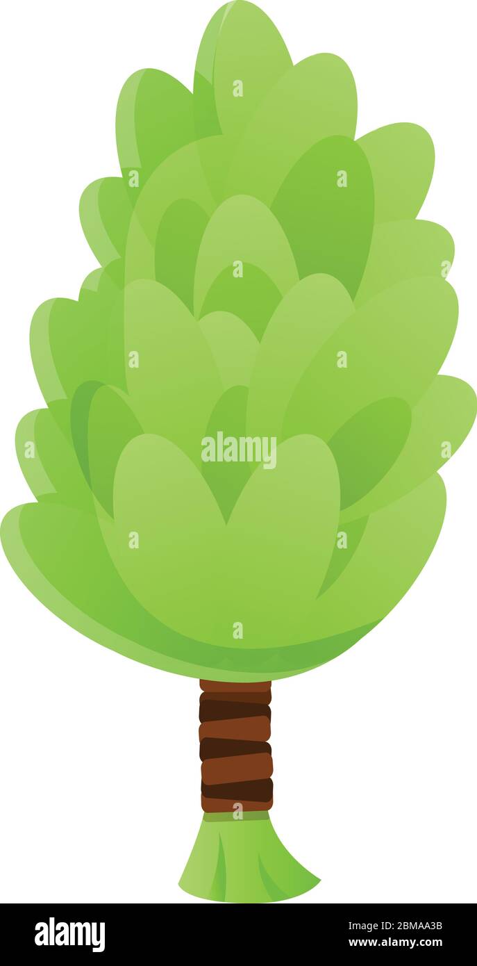 Symbol für das grüne Bad. Cartoon von Bad grünen Besen Vektor-Symbol für Web-Design isoliert auf weißem Hintergrund Stock Vektor