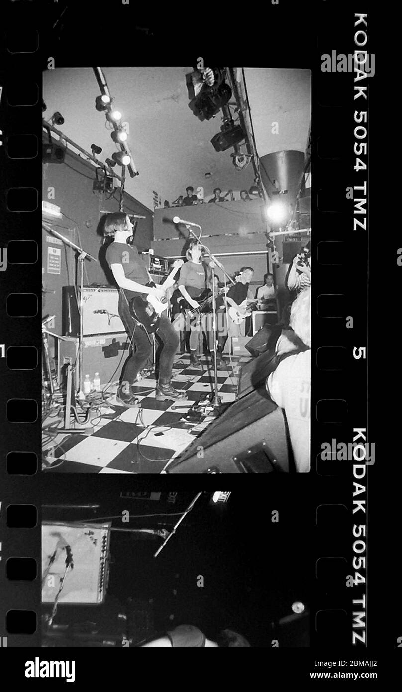 Elastica live im Zap Club in Brighton. 6. September 1994 Fotografie James Boardman Stockfoto