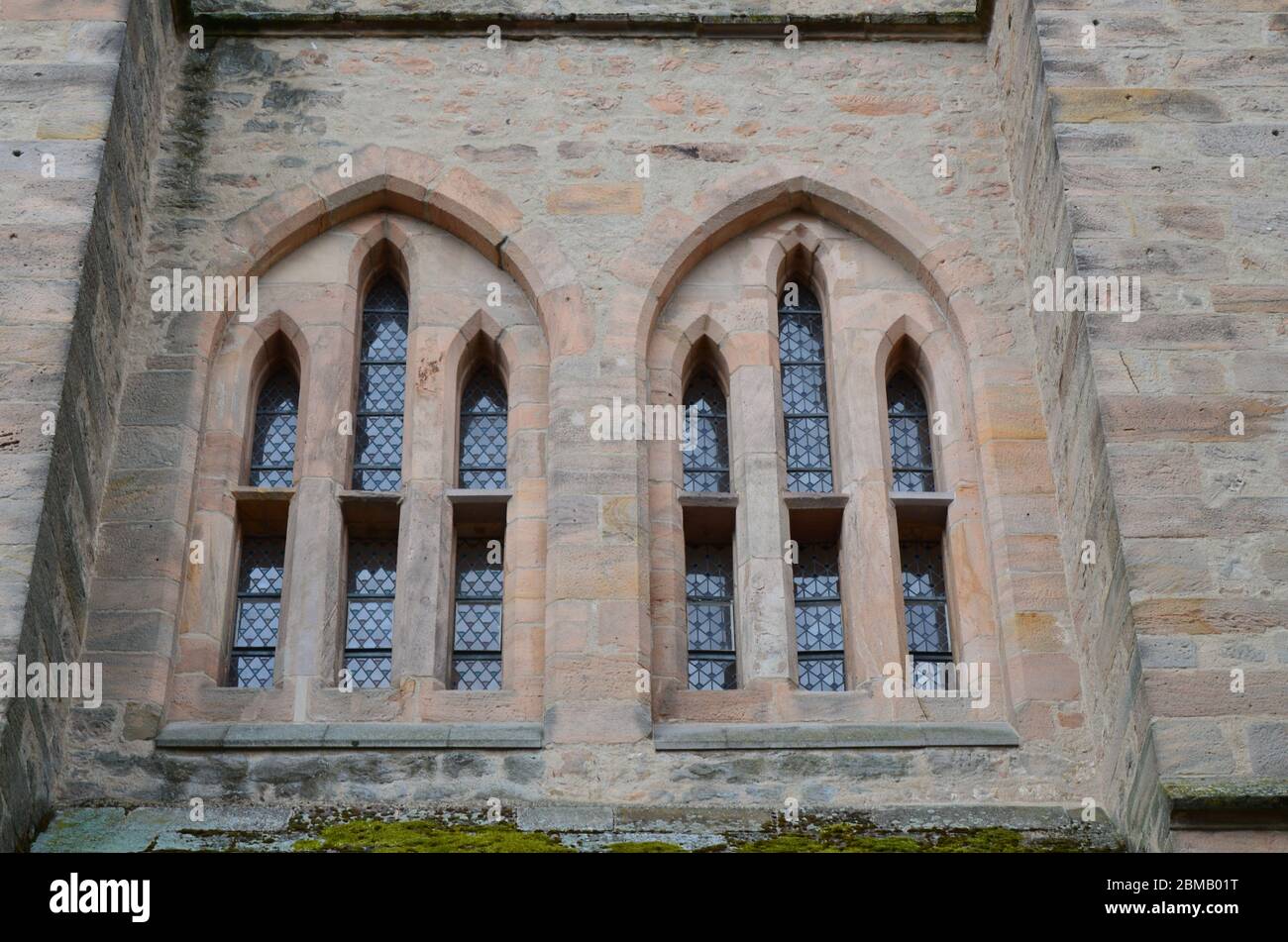Ein Bild der berühmten Burg von Marburg-Deutschland Stockfoto