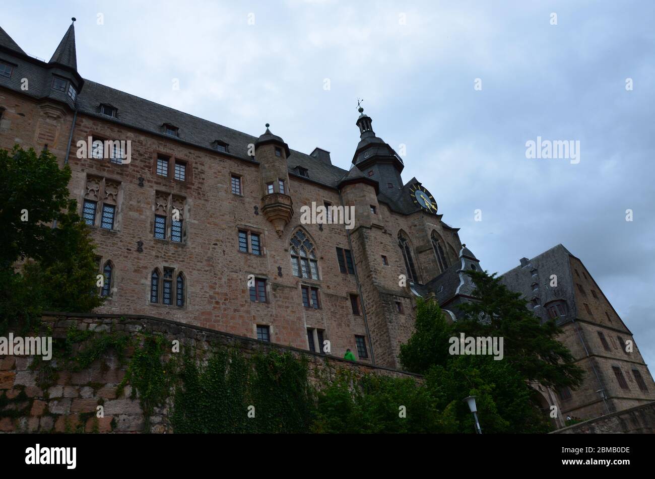 Ein Bild der berühmten Burg von Marburg-Deutschland Stockfoto