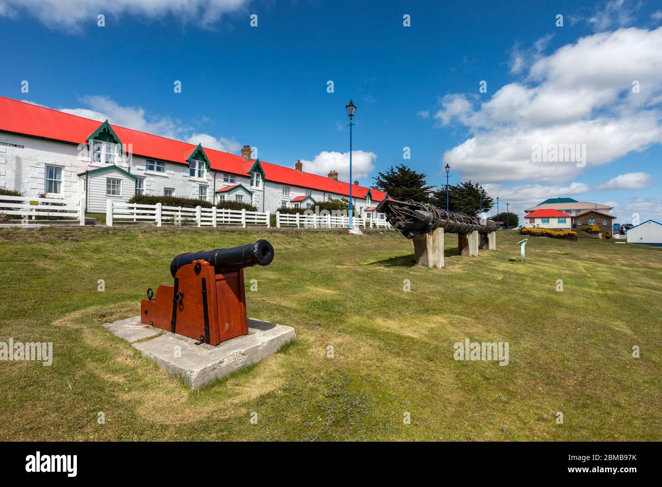 Stanley; Victory Green; Falklands Stockfoto