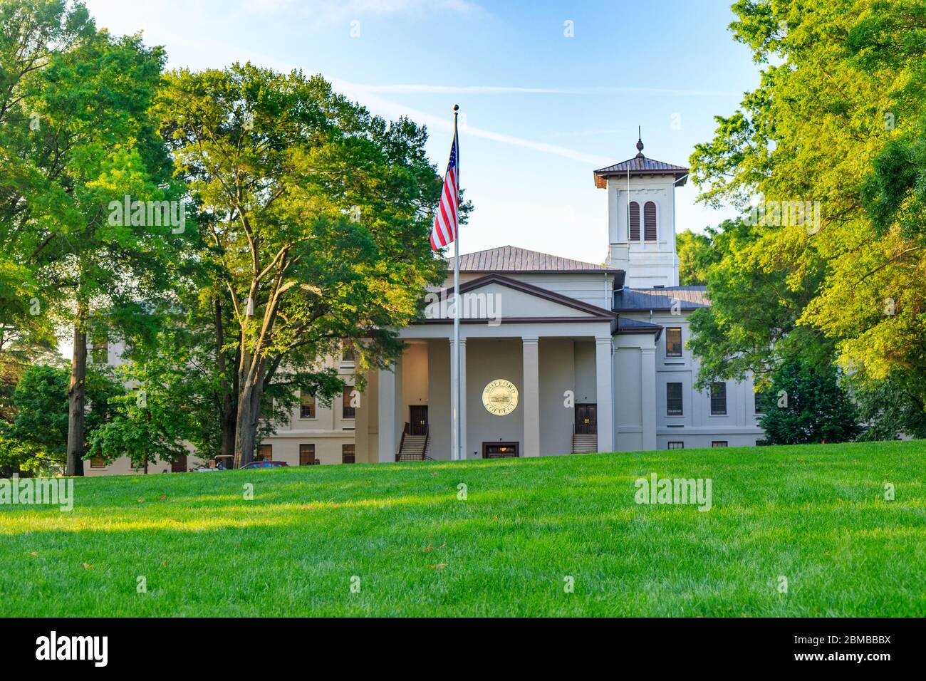 SPARTANBURG, SC, USA - Mai 2: Shipp Halle am Mai 2, 2019 am Wofford College in Spartanburg, South Carolina]. Stockfoto