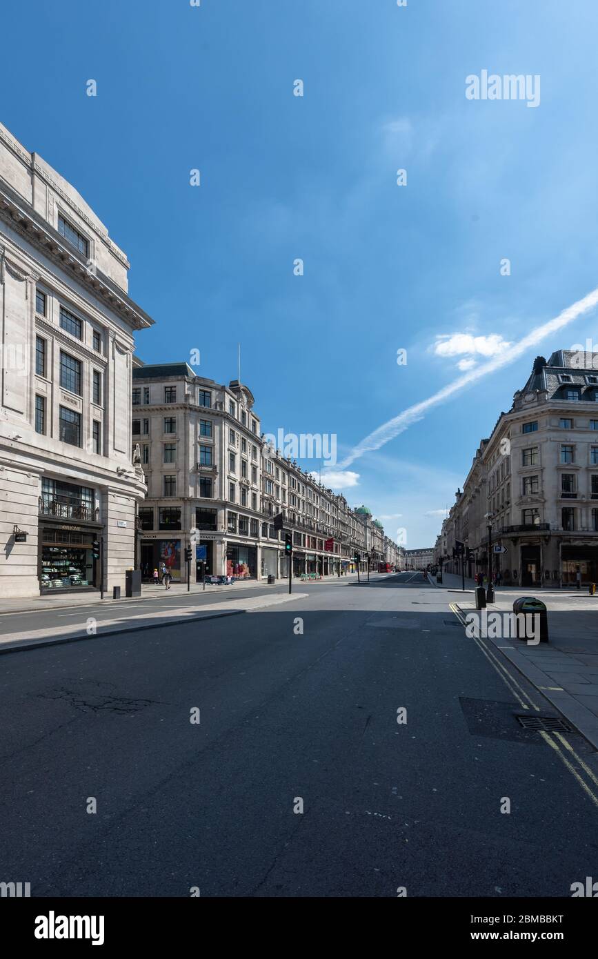 Regent Street, London - Verlassen Wegen Covid-19 Lockdown Stockfoto