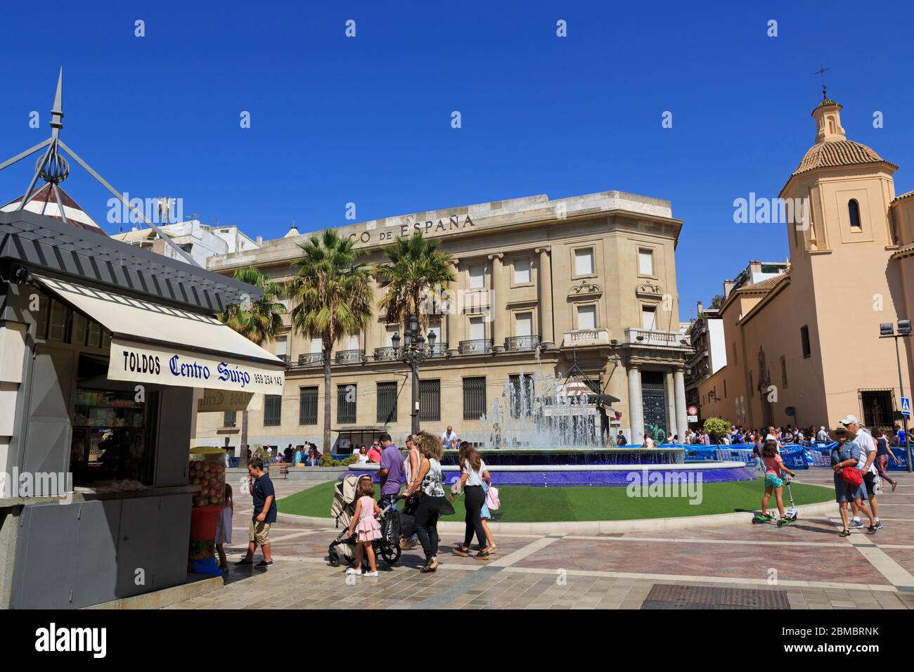 Las Monjas Platz, Huelva Stadt, Andalusien, Spanien, Europa Stockfoto