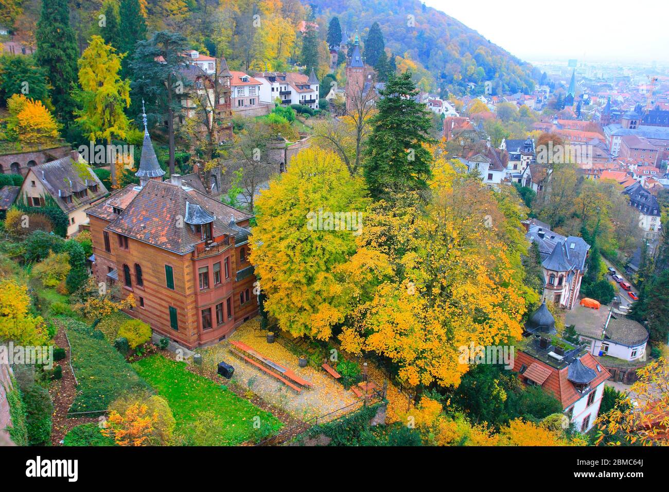 Heidelberger Altstadt. Hessen. Deutschland Stockfoto