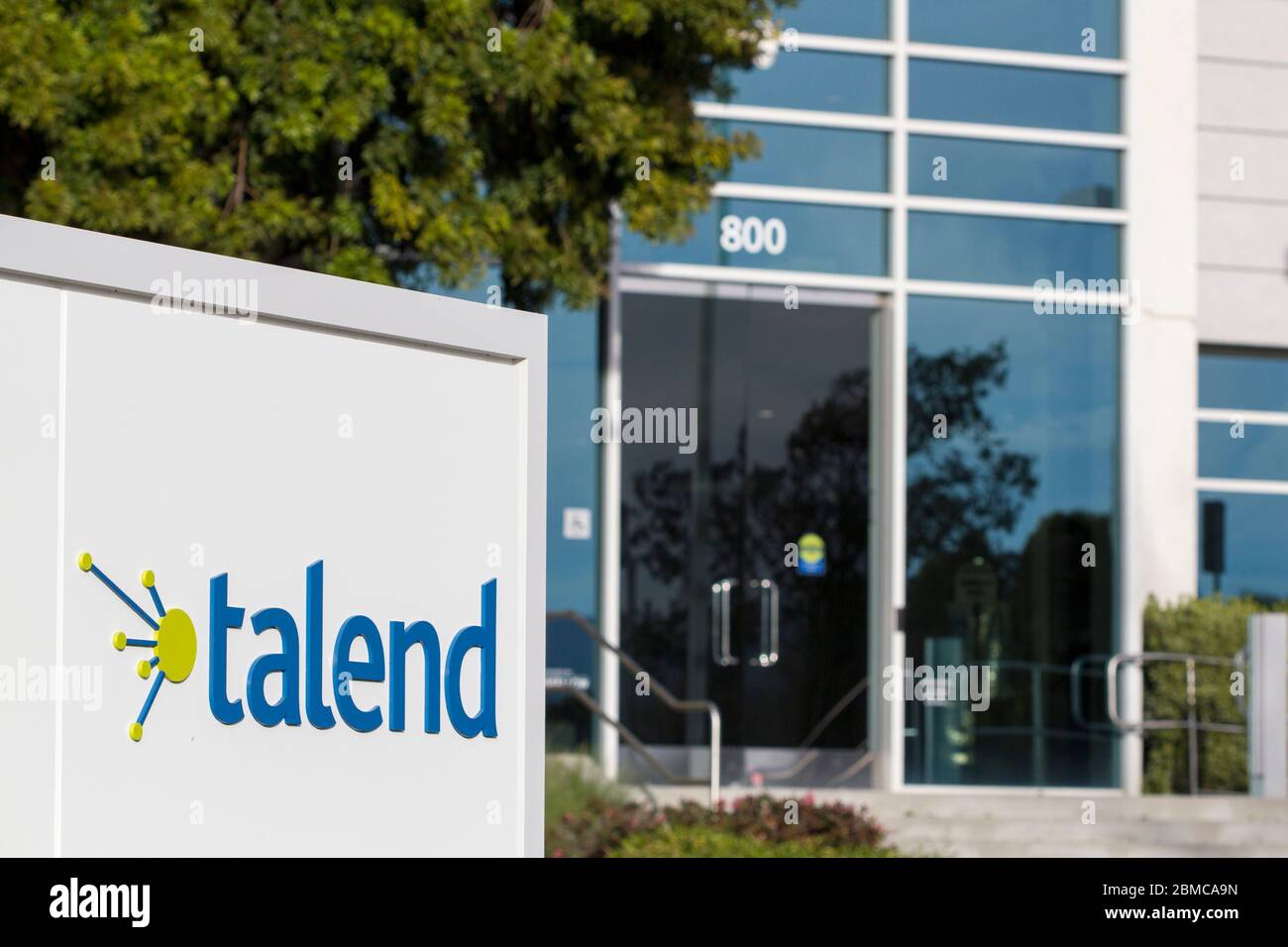 Der Hauptsitz von Talend in Redwood City, Kalifornien, USA, wurde am 16. Februar 2020 von dem amerikanischen Softwareunternehmen für die Integration von Cloud-Daten und Datenintegrität gesehen. Stockfoto