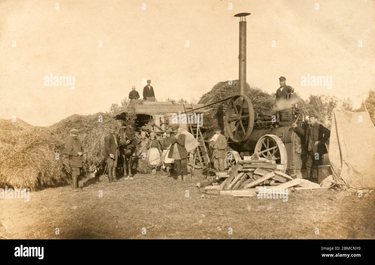 Lettische Arbeiter in der Sowjetzeit (1925) Stockfoto