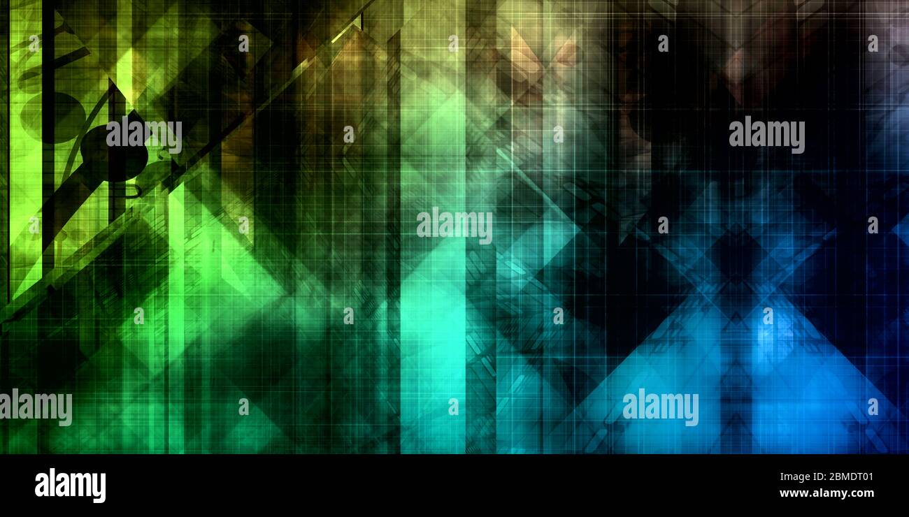 Daten Analyse Verfahrenskonzept als Kunst Stockfoto