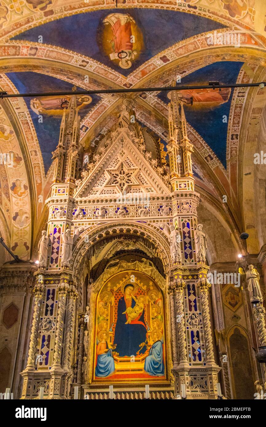 Kirche und Museum von Orsanmichele in Florenz, Italien Stockfoto