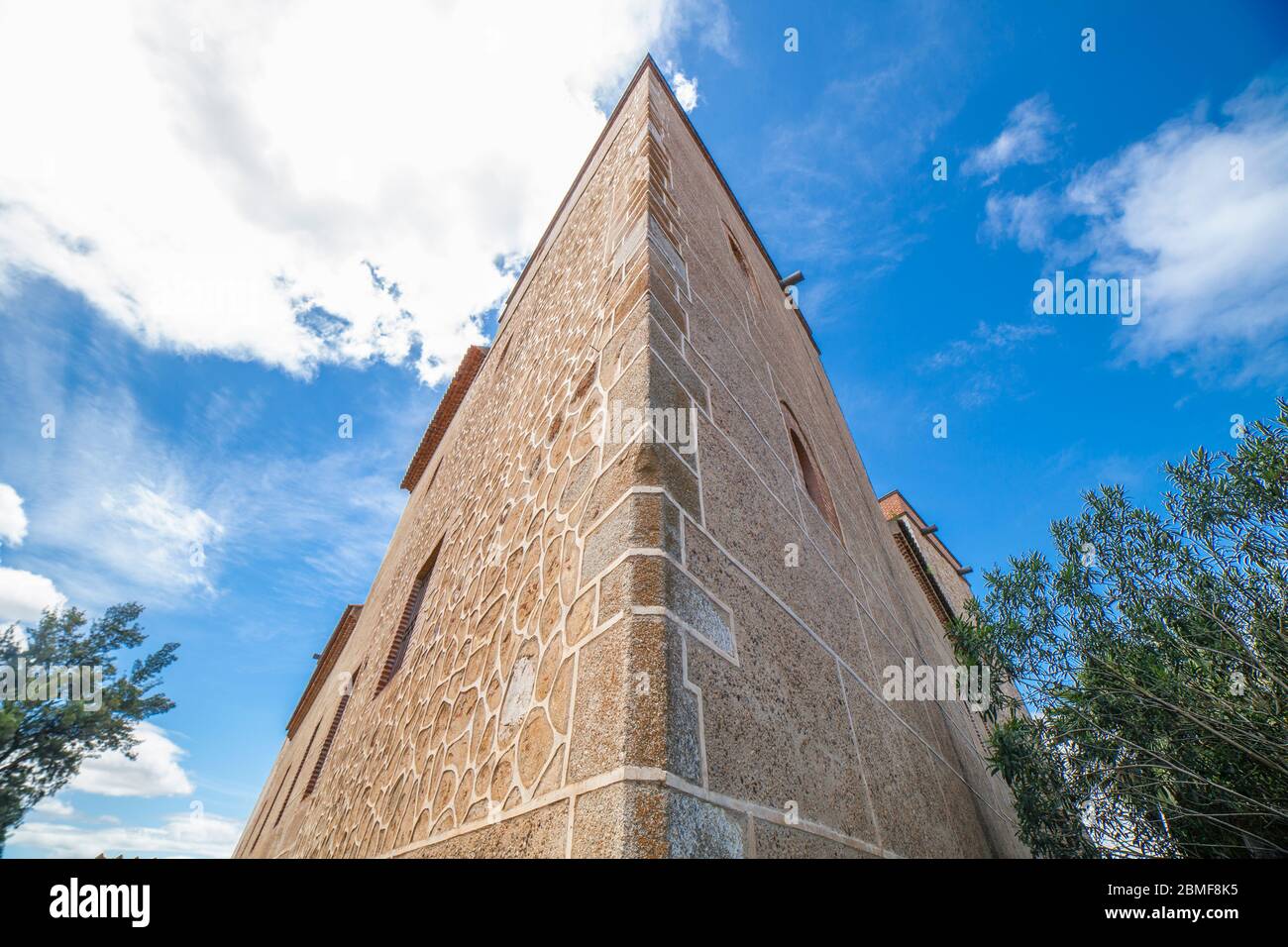 Palast der Palast der Grafen von Roca Ecke sgraffiato dekoriert. Heute Provincial Archaeology Museum , Badajoz, Spanien Stockfoto