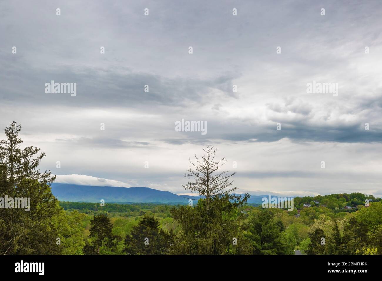Präsident Andrew Johnson, 17. US-Präsident wählte dies als seine letzte Ruhestätte auf dem Land, das er besaß, wegen der Ansicht. Stockfoto