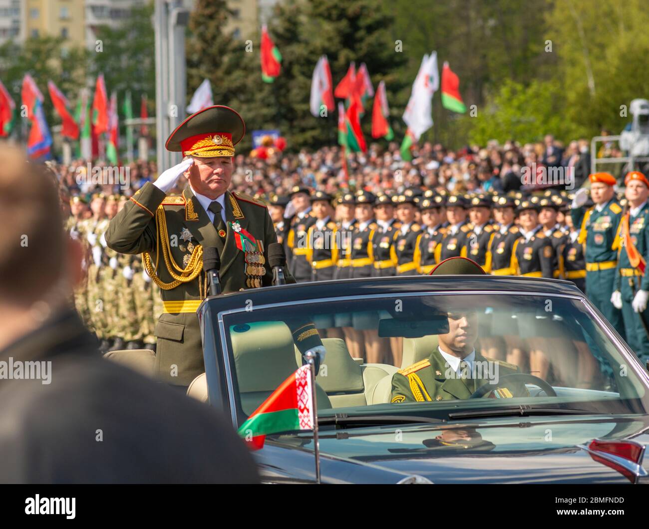 Minsk, Weißrussland 05.09.2020 /2020 Parade Zum Siegestag Von Minsk Stockfoto