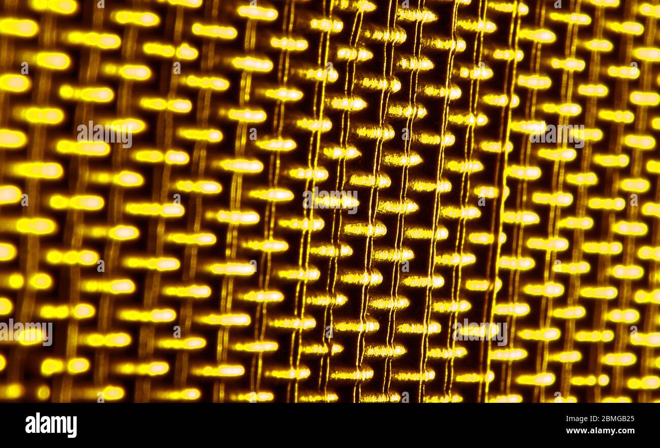 Eine wunderbare schöne gelbe und bunte Foto von Punkten und Linien als Illustration Tapete abstrakte Hintergrundkarten Design Dekoration Textur verwendet Stockfoto
