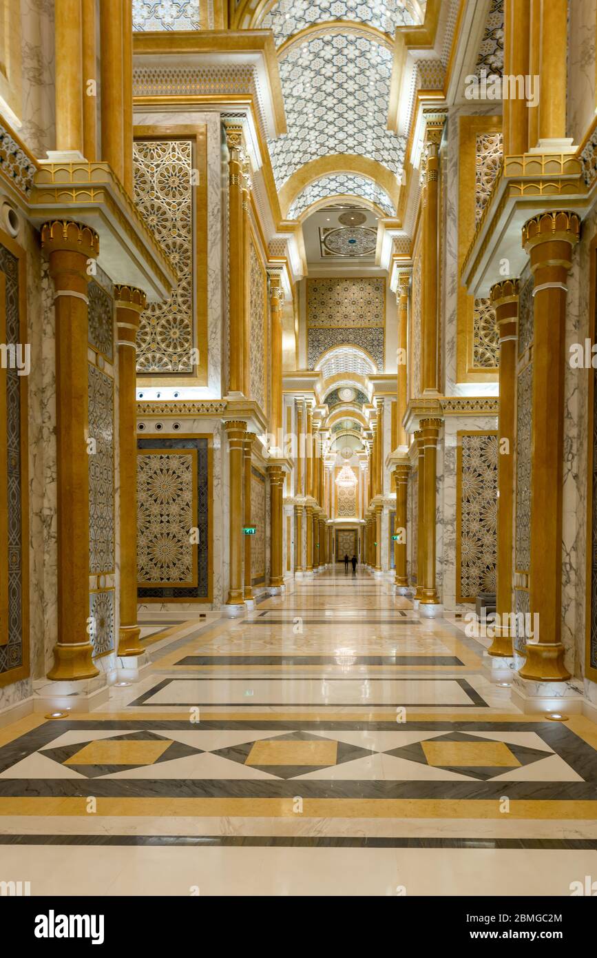 Abu Dhabi Präsidentenpalast Stockfoto