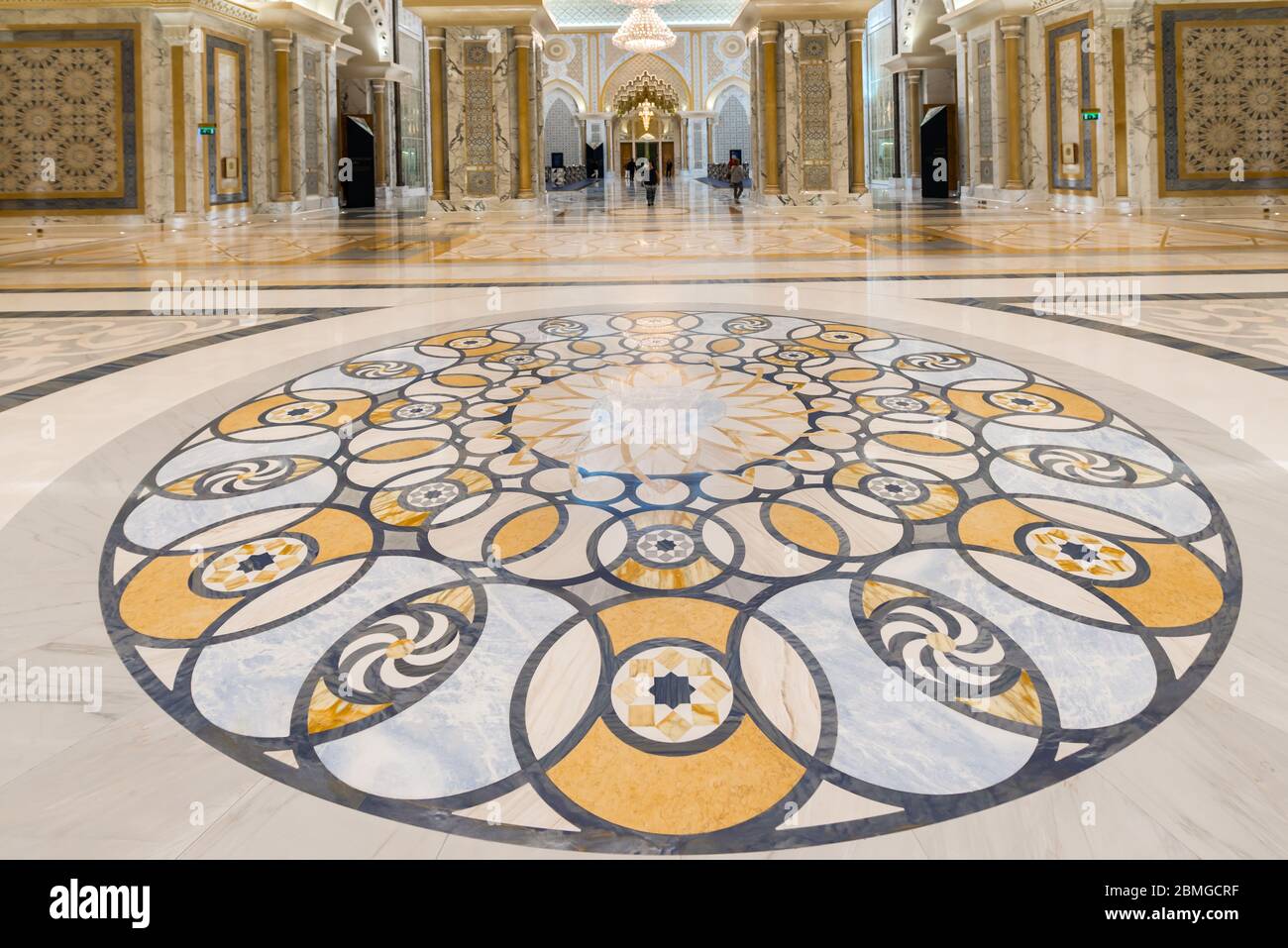 Abu Dhabi Präsidentenpalast Stockfoto