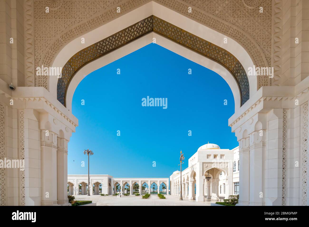 Abu Dhabi Präsidentenpalast Stockfoto