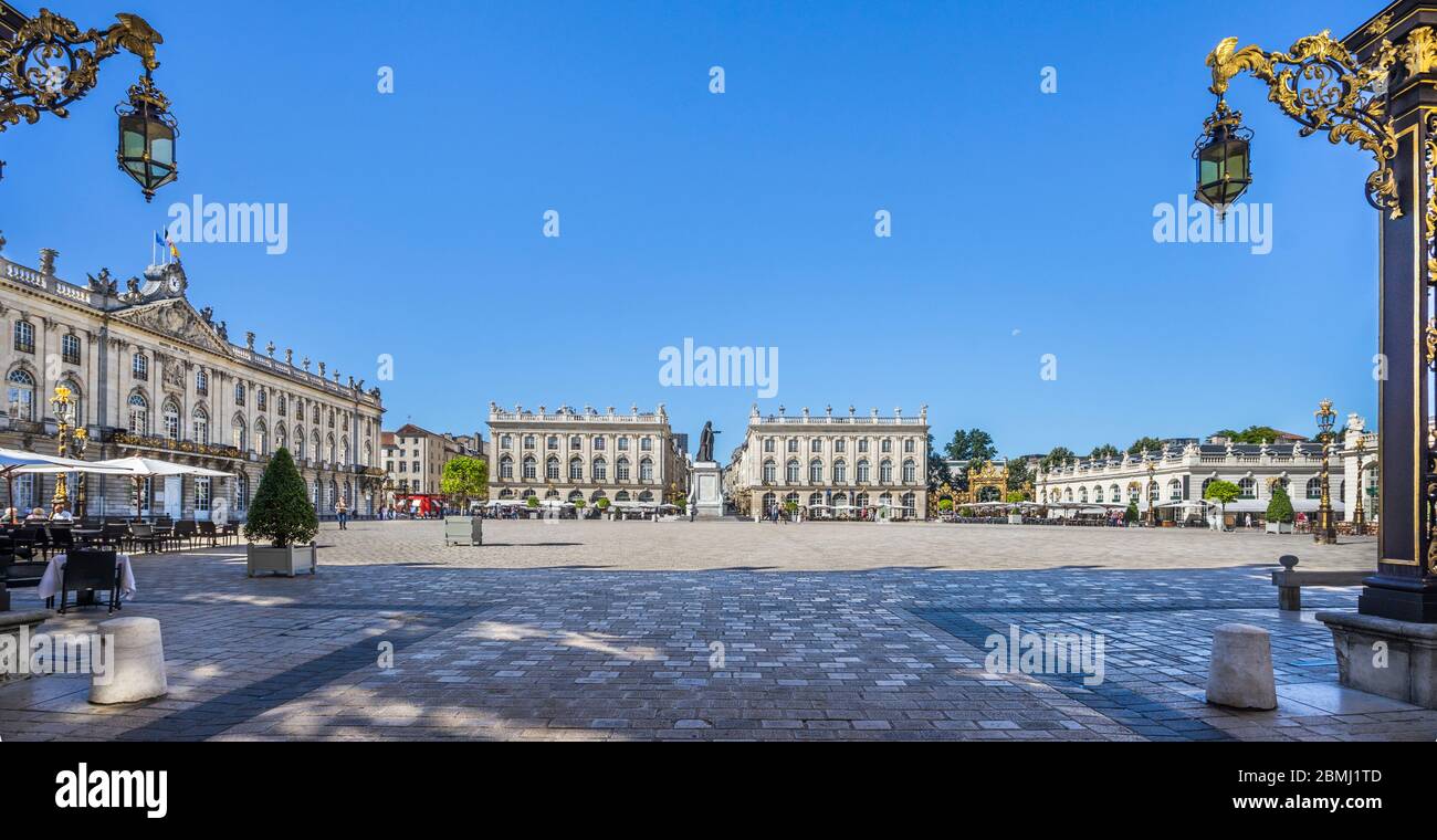 Place Stanislas, der große Platz aus dem 18. Jahrhundert im Zentrum von Nancy, Meurthe-et-Moselle, Lothringen, Frankreich Stockfoto