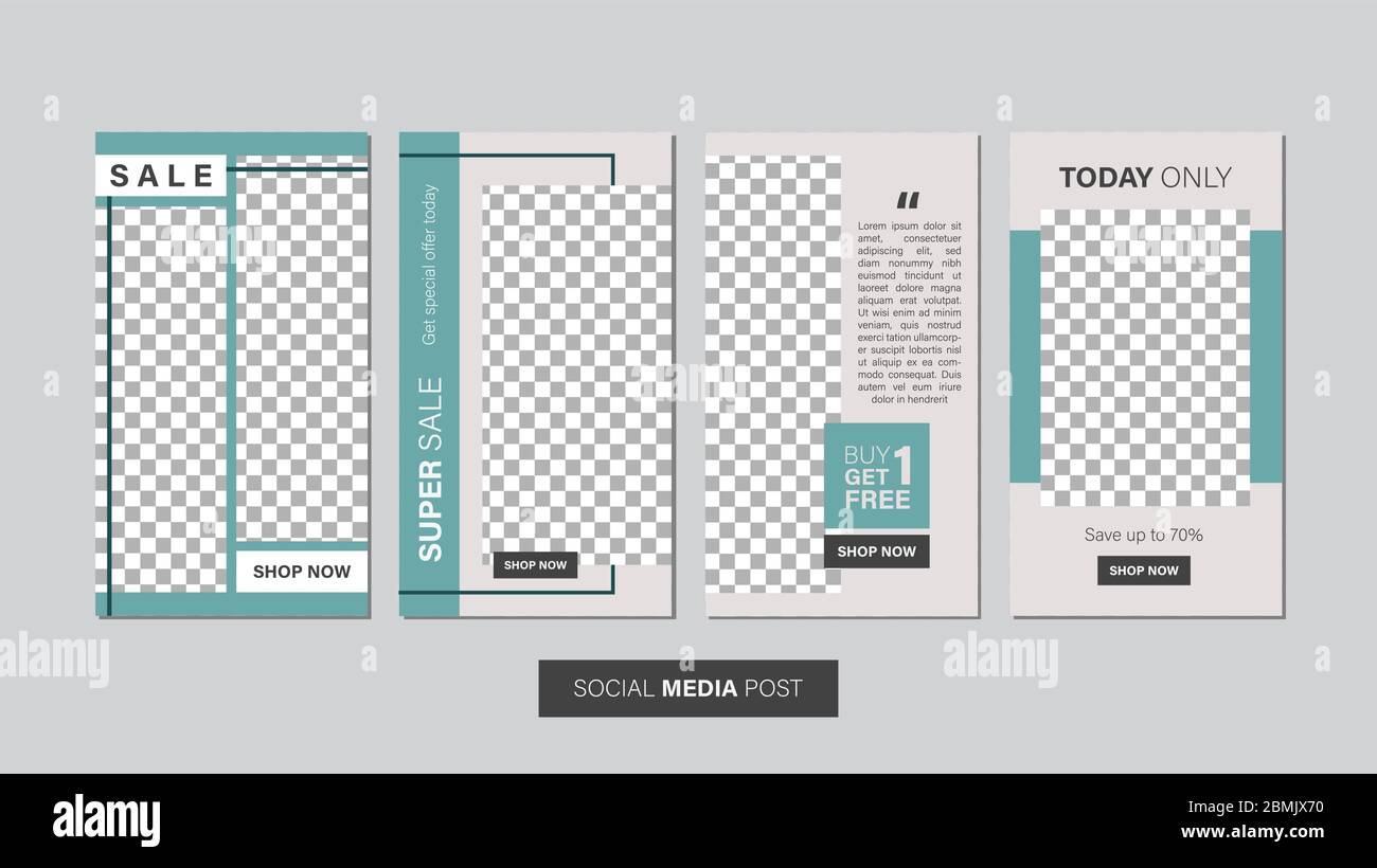 Verkauf mobile Vorlage Sammlung für Promotion Verkauf. Bearbeitbares mobiles Banner für Meldungen oder Social Media Post, Web und Internet. Sonderangebot Paket Stock Vektor