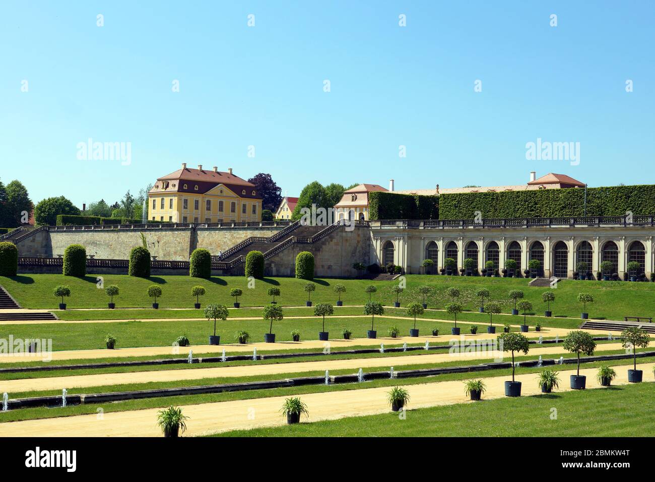 Orangerie, Großsedlitz Stockfoto