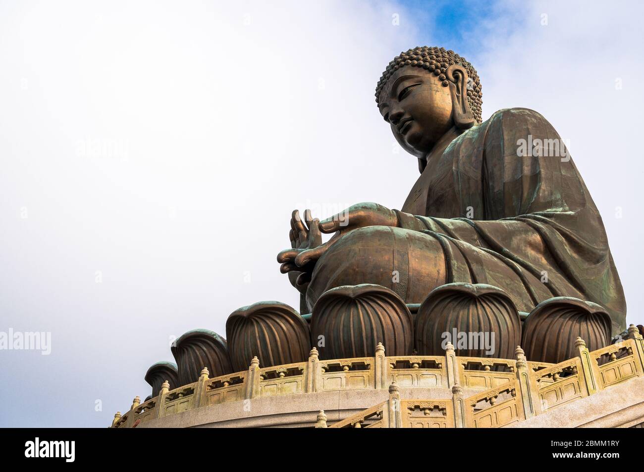 Tian Tan ist ein berühmtes Touristenziel in Ngong Ping auf der Insel Lantau, Hongkong Stockfoto