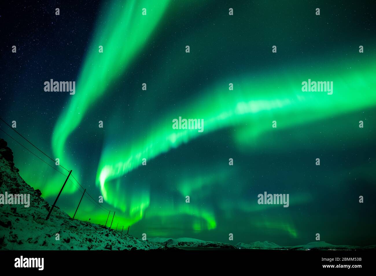 Fantastisches Aurora Stockfoto