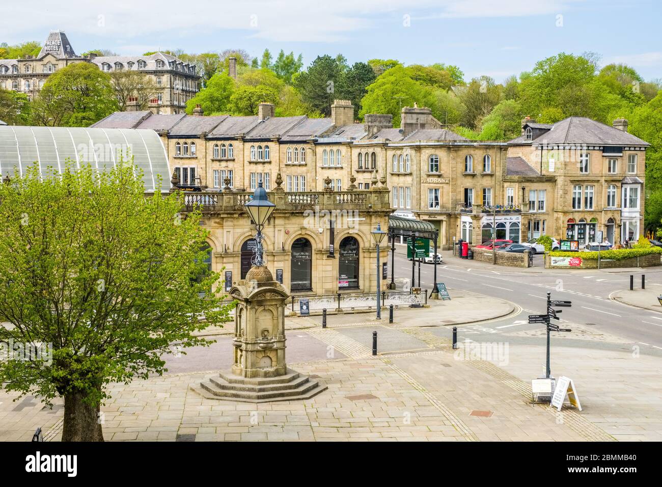 Das Zentrum von Buxton, Derbyshire, Großbritannien Stockfoto