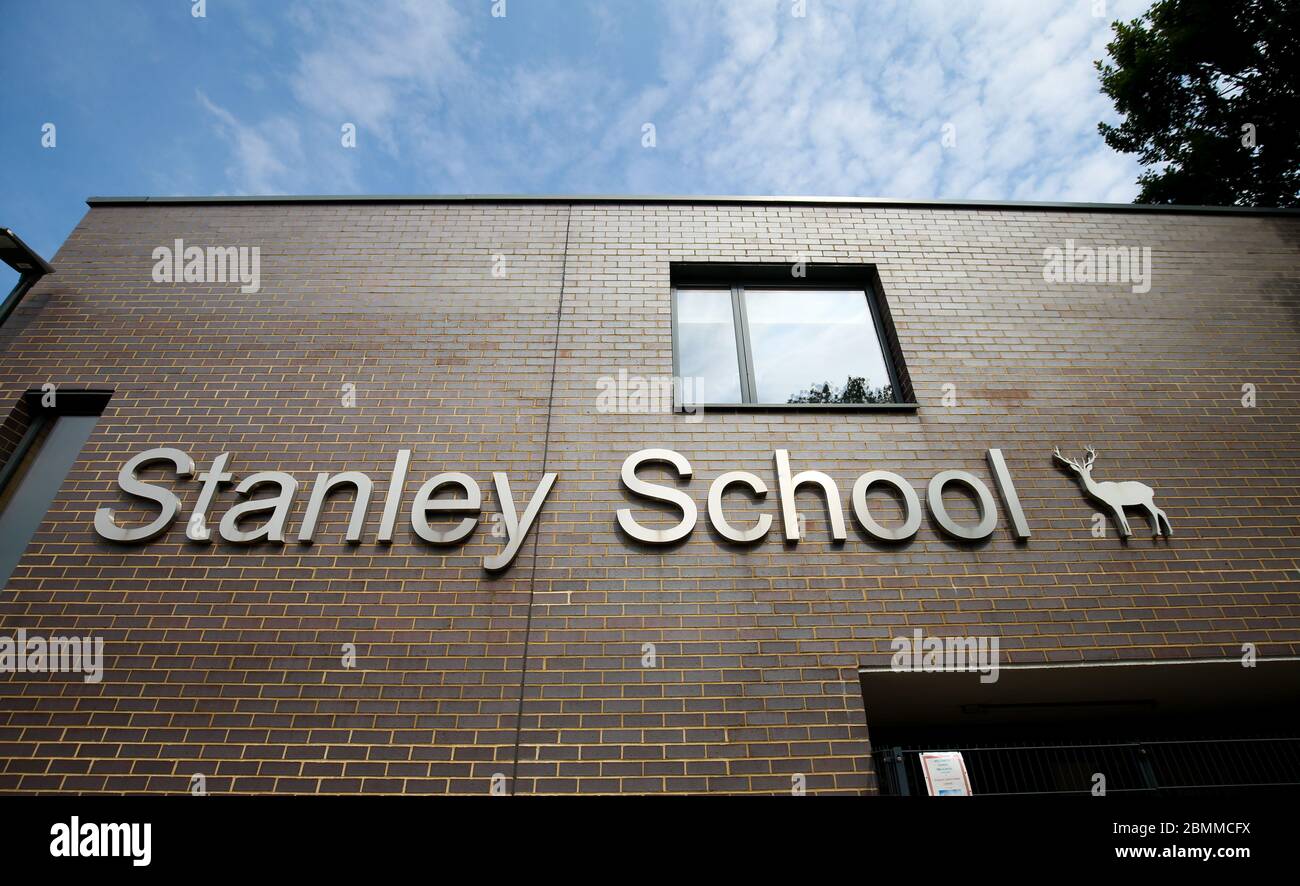 London, Großbritannien. 10 Mai 2020 Stanley School, Teddington, West London, während der Sperrung geschlossen Andrew Fosker / Alamy Live News Stockfoto