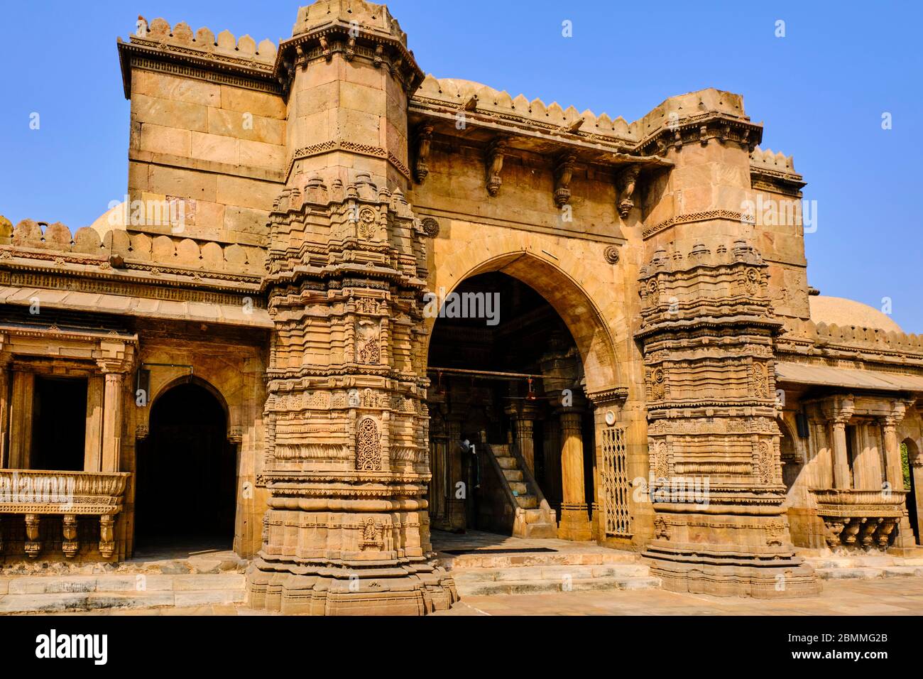 Indien, Gujarat, Ahmedabad, UNESCO-Welterbe-Stadt, Hazrat Harir Moschee Stockfoto
