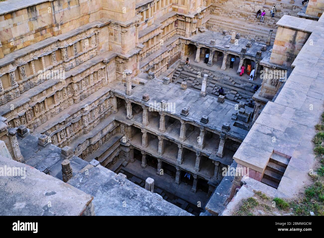 Indien, Gujarat, Patan, Rani-Ki Vav Steffwell, UNESCO-Weltkulturerbe Stockfoto Indien, Gujarat, Patan, Rani-Ki Vav Steffwell, UNESCO-Weltkulturerbe Stockfoto