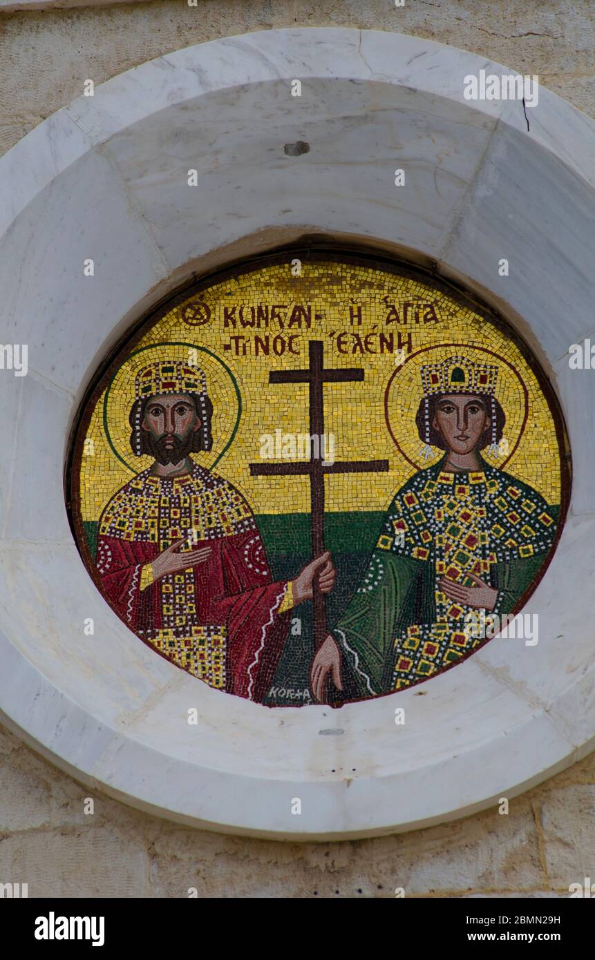 Heilige Konstantin und Helen Orthodoxe Kathedrale von Glyfada Athen Griechenland Stockfoto