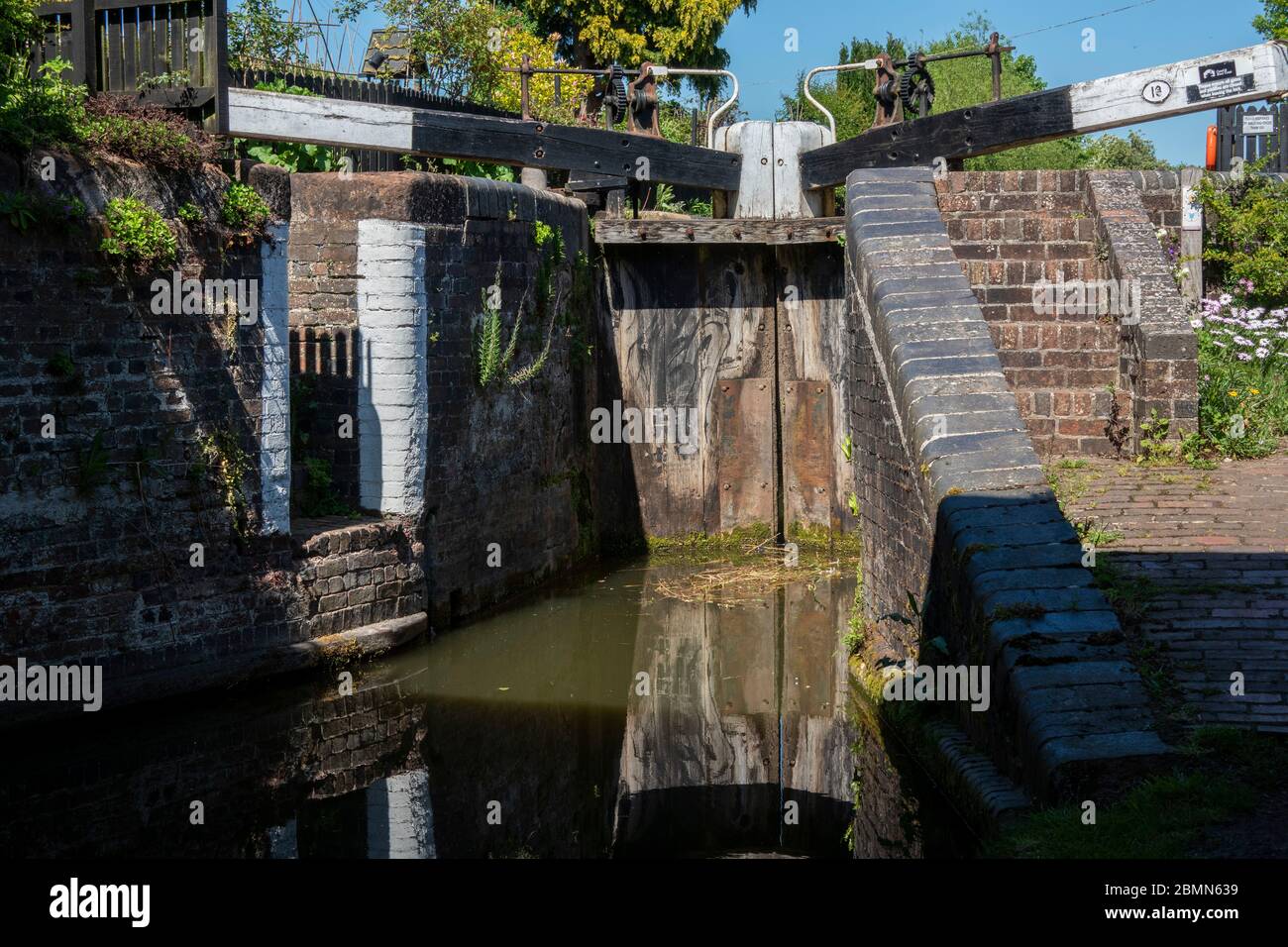 Worcestershire Landschaft Stockfoto