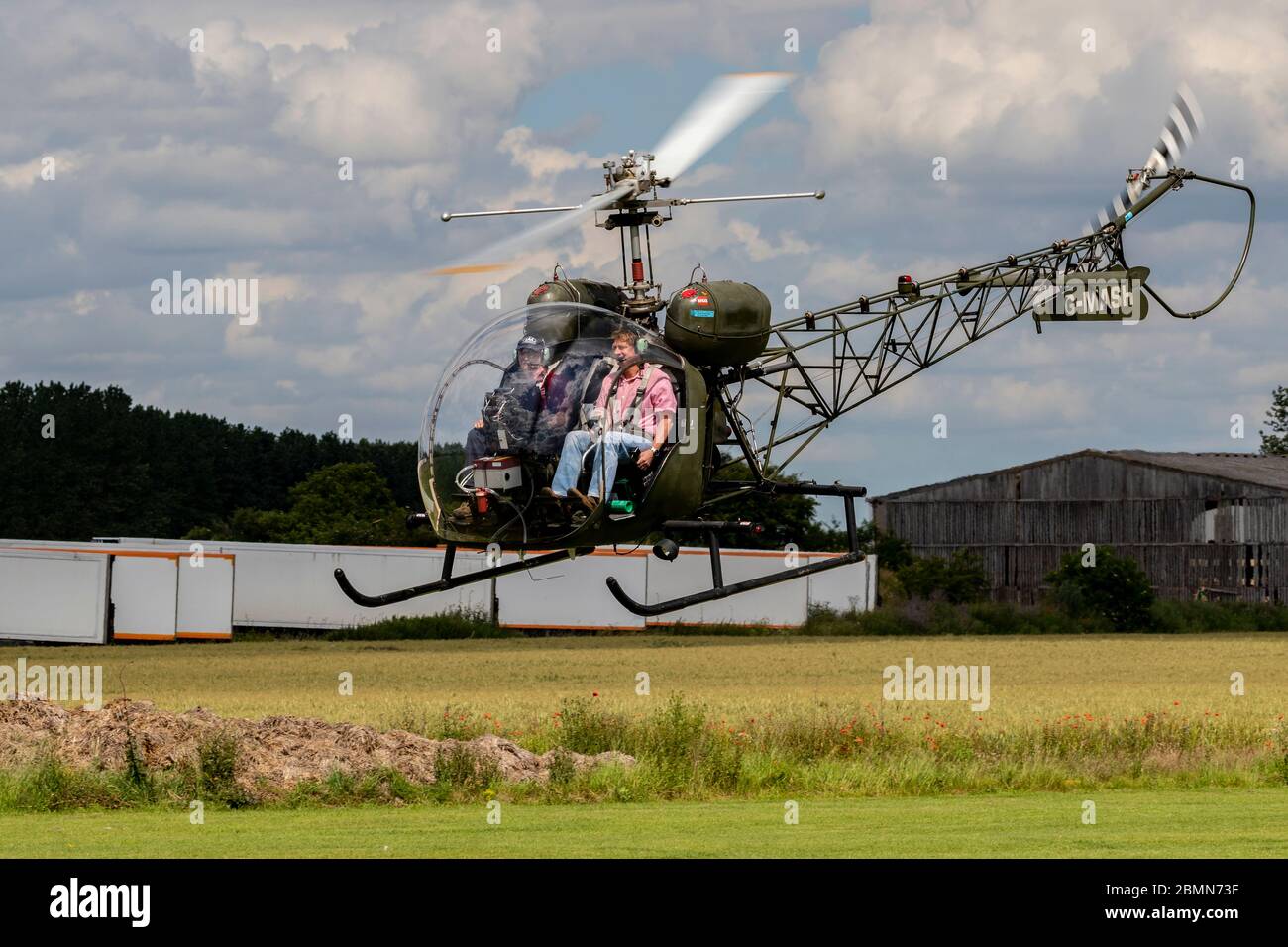 Westland Bell 47G-4A G-MASH Stockfoto