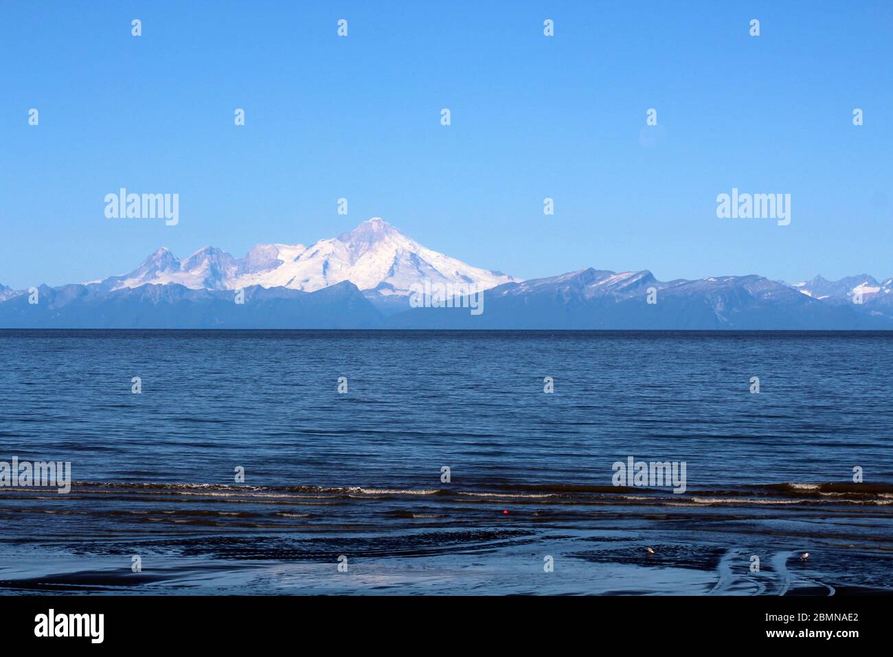 Alaska, Mount Iliamna Vereinigte Staaten Stockfoto