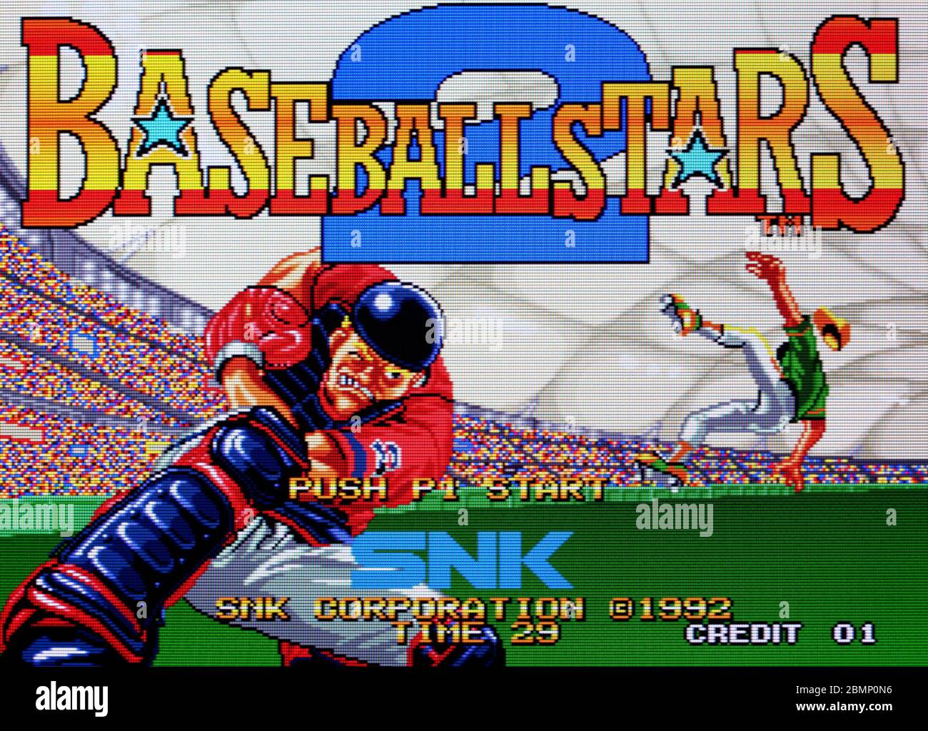 Baseball Stars 2 - SNK Neo-Geo NeoGeo - nur zur redaktionellen Verwendung Stockfoto