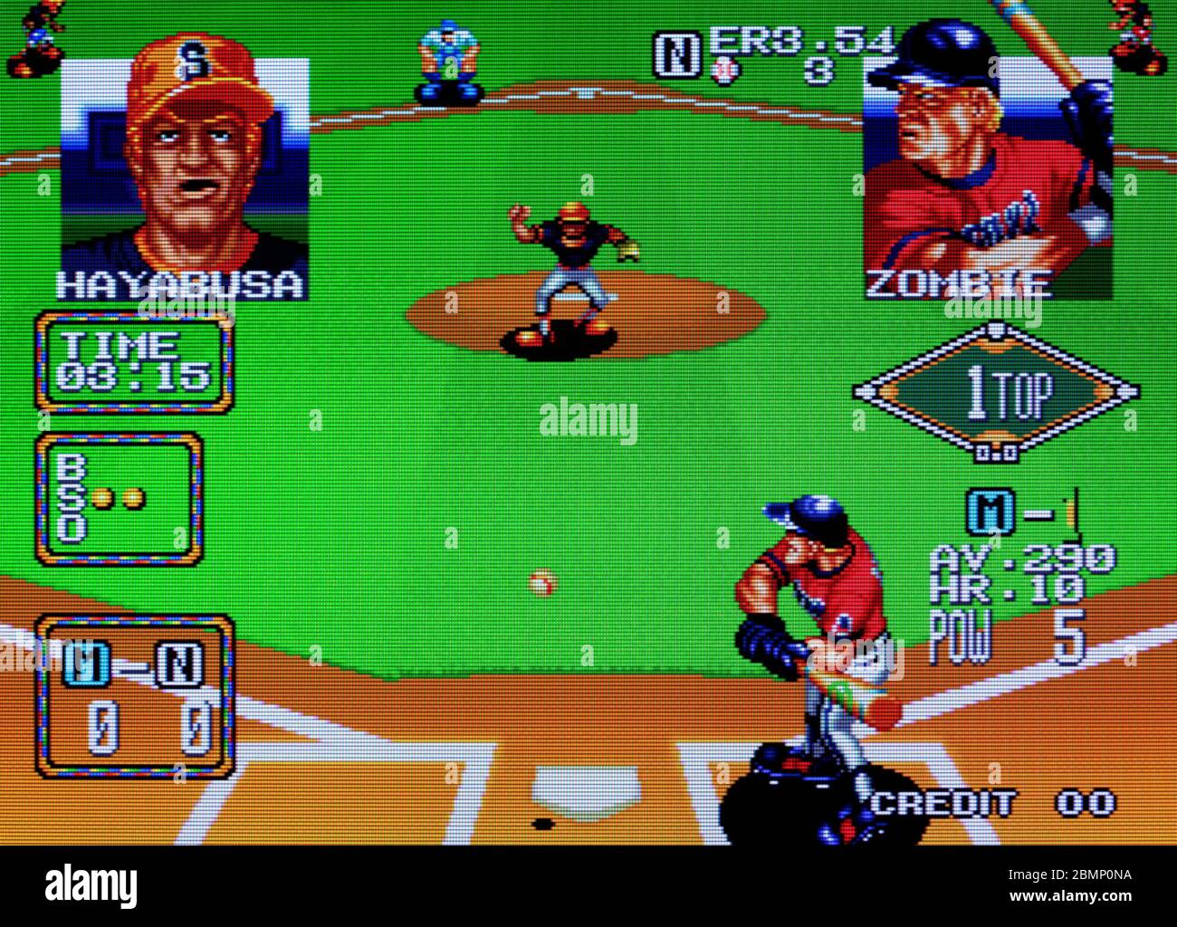 Baseball Stars 2 - SNK Neo-Geo NeoGeo - nur zur redaktionellen Verwendung Stockfoto