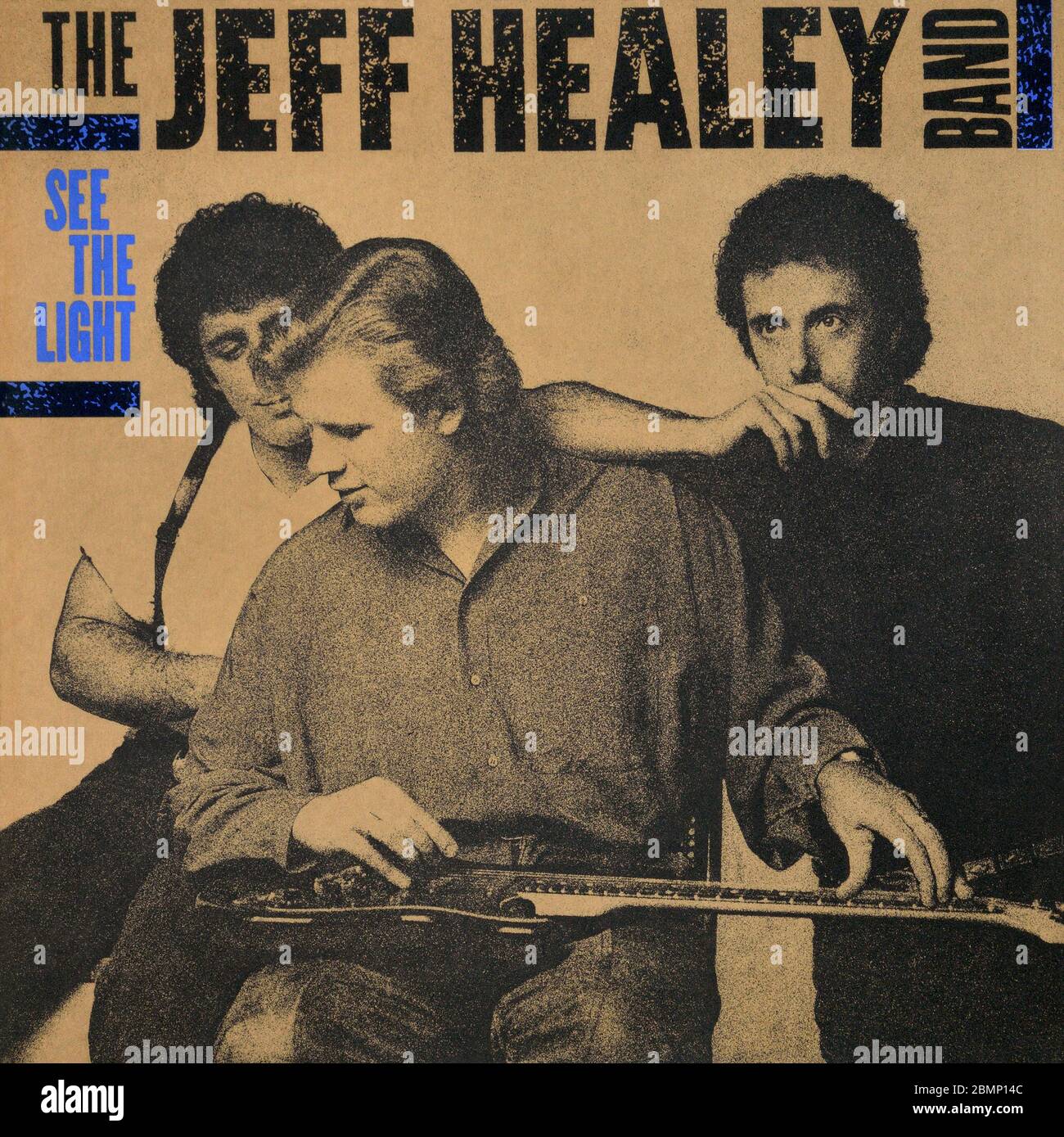 The Jeff Healey Band - original Vinyl Album Cover - See The Light - 1988 Stockfoto